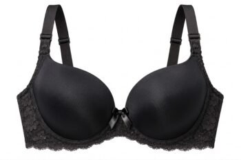 Shepoppy Elegant Black Lace Padded Bra